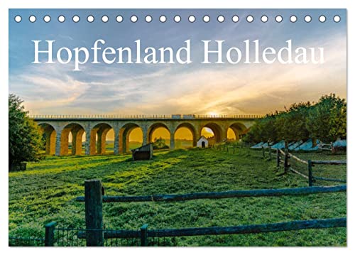 Hopfenland Holledau (Tischkalender 2024 DIN A5 quer), CALVENDO Monatskalender von CALVENDO
