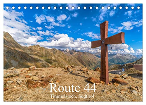Route 44. Timmelsjoch, Südtirol (Tischkalender 2024 DIN A5 quer), CALVENDO Monatskalender