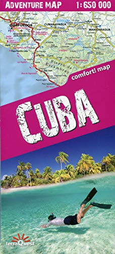 terraQuest Adventure Map Cuba (trekking map)