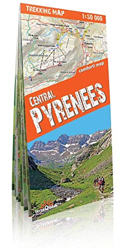 terraQuest Trekking Map Pyrenees Central Part von EXPRESSMAP