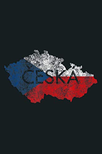 Czech Republic Map And Flag Souvenir Distressed Ceska: Notebook Planner - 6x9 inch Daily Planner Journal, To Do List Notebook, Daily Organizer, 114 Pages
