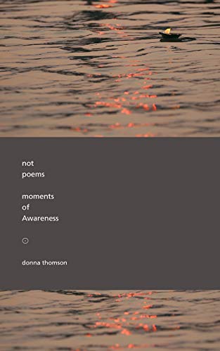 not poems: moments of Awareness von Merlinwood Books