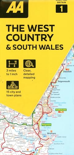 01 South Wales & West Country: 1:200000