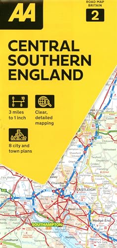 02 Central Southern England: 1:200000 (AA Road Map Britain series, Band 2) von Automobil Association