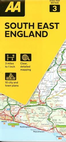 03 South East England: 1:200000 (AA Road Map Britain series, Band 3) von Automobil Association