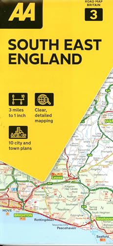 03 South East England: 1:200000 (AA Road Map Britain series, Band 3)