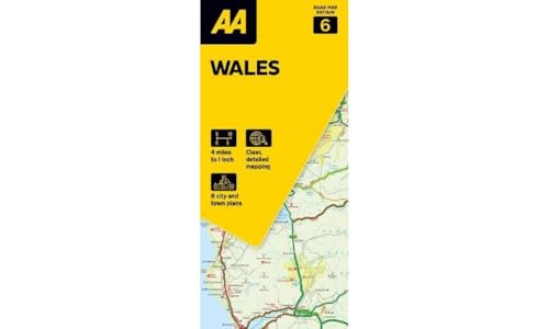 06 Wales: 1:250000 (AA Road Map Britain series, Band 6) von Automobil Association