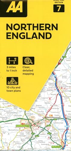 07 Northern England: 1:200000 (AA Road Map Britain series, Band 7) von AA