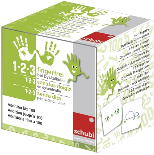 1-2-3 fingerfrei bei Dyskalkulie 2: Addition bis 100 von SCHUBI Lernmedien