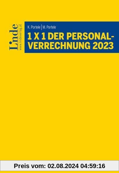 1 x 1 der Personalverrechnung 2023 (Linde Lehrbuch)