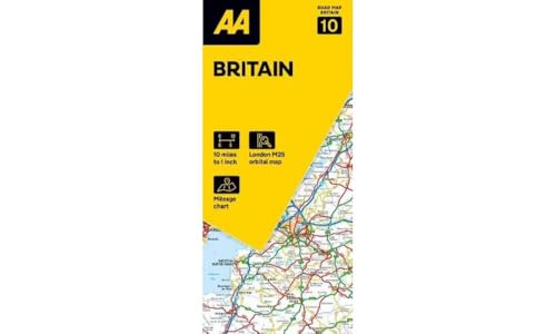 10 Britain: 1:200000 (AA Road Map Britain series, Band 10) von AA