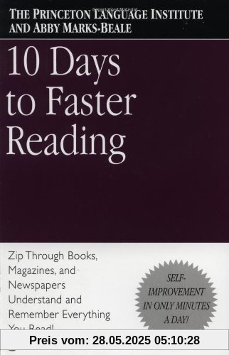 10 Days to Faster Reading