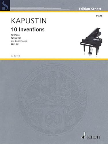 10 Inventions: op. 73. Klavier. (Edition Schott)