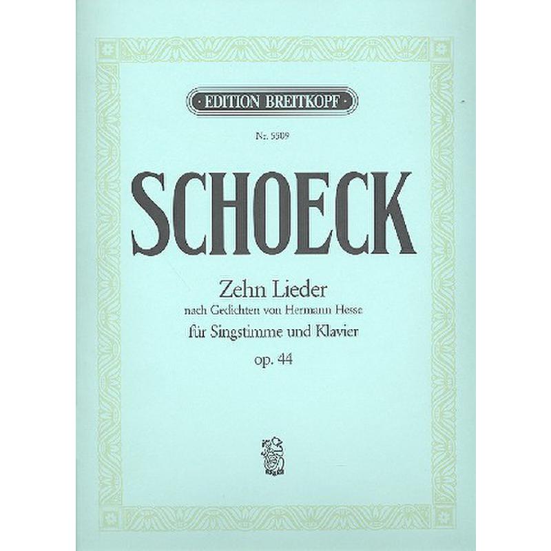 10 Lieder op 44