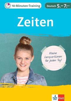 10-Minuten-Training Deutsch Grammatik Zeiten 5. - 7. Klasse von Klett Lerntraining
