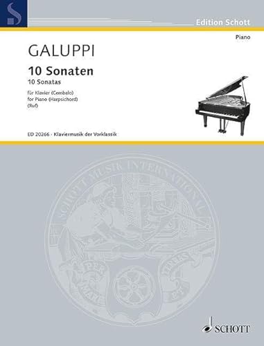 10 Sonaten: aus op. 1, op. 2, op. 5. Klavier (Cembalo). (Edition Schott)