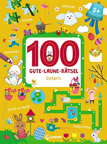 100 Gute-Laune-Rätsel - Ostern: Beschäftigungsbuch für die Osterzeit für Kinder ab 5 Jahre