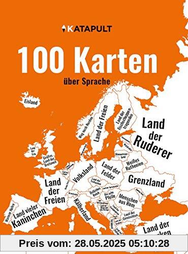 100 Karten über Sprache