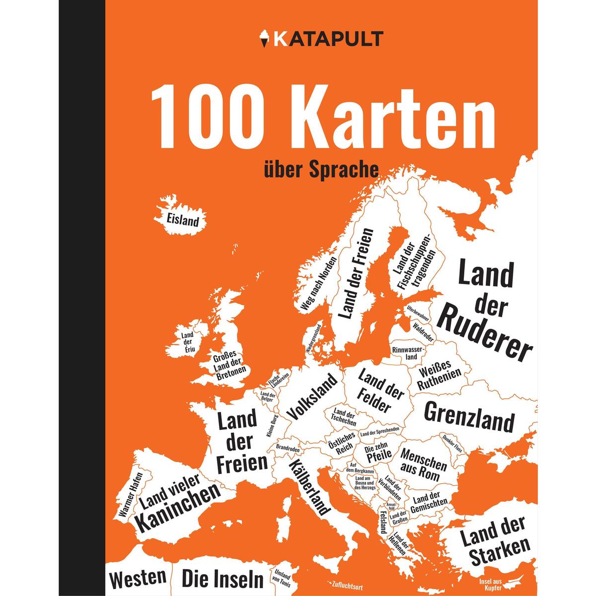 100 Karten über Sprache von Katapult-Verlag