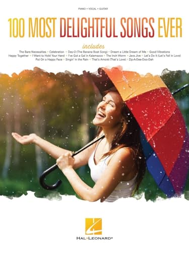 100 Most Delightful Songs Ever -Piano, Voice & Guitar Book-: Noten (Pianovocalguitar a)