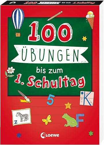 100 Übungen bis zum ersten Schultag: Lernspiel-Block mit wichtigen Schulstart-Themen für Vorschulkinder ab 5 Jahren 100 Übungen bis zum ersten Schultag: Lernspiel-Block mit wichtigen Schulstart-Themen für Vorschulkinder ab 5 Jahren