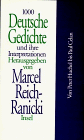 1000 Deutsche Gedichte und ihre Interpretationen, 10 Bde., Bd.8, Von Peter Huchel bis Paul Celan: Herausgegeben von Marcel Reich-Ranicki. Zehn Bände 1000 Deutsche Gedichte und ihre Interpretationen, 10 Bde., Bd.8, Von Peter Huchel bis Paul Celan: Herausgegeben von Marcel Reich-Ranicki. Zehn Bände