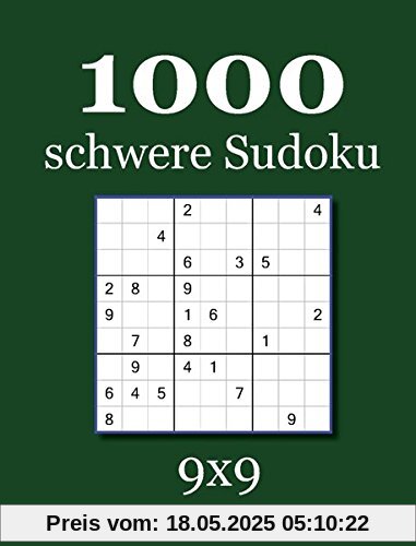 1000 schwere Sudoku 9x9 1000 schwere Sudoku 9x9
