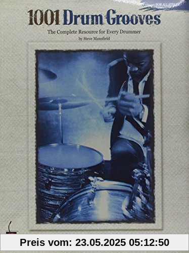 1001 Drum Grooves (Mansfield): Noten für Schlagzeug