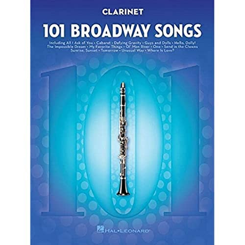 101 Broadway Songs For Clarinet (Instrumental Folio)
