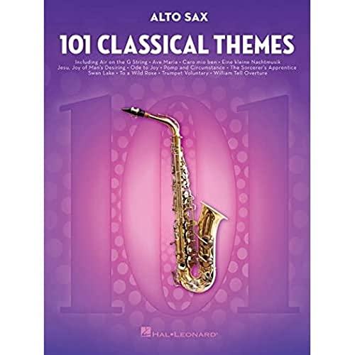 101 Classical Themes -For Alto Saxophone- (Book): Noten, Sammelband für Alt-Saxophon