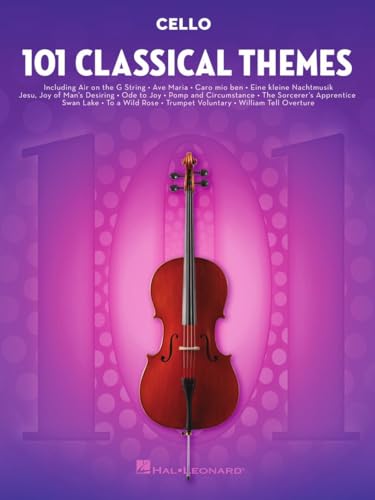 101 Classical Themes -For Cello- (Book): Noten, Sammelband für Cello von HAL LEONARD