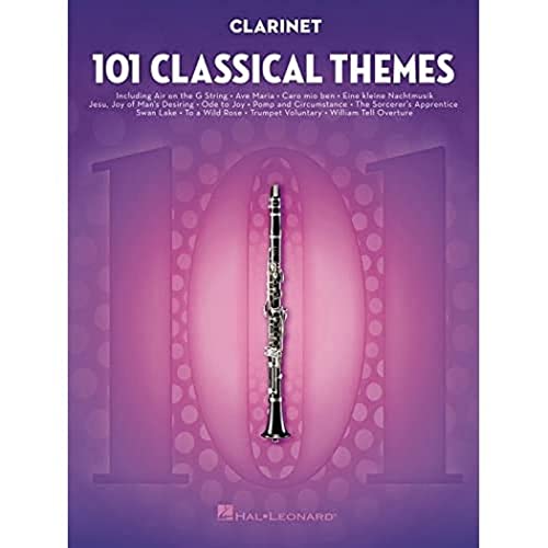 101 Classical Themes -For Clarinet- (Book): Noten, Sammelband für Klarinette von HAL LEONARD