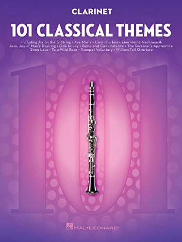 101 Classical Themes -For Clarinet- (Book): Noten, Sammelband für Klarinette 101 Classical Themes -For Clarinet- (Book): Noten, Sammelband für Klarinette von Hal Leonard