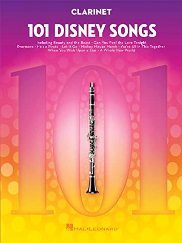 101 Disney Songs -For Clarinet-: Noten, Sammelband für Klarinette