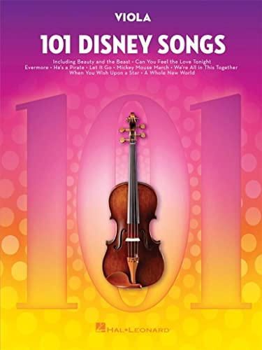 101 Disney Songs -For Viola-: Noten, Sammelband für Viola