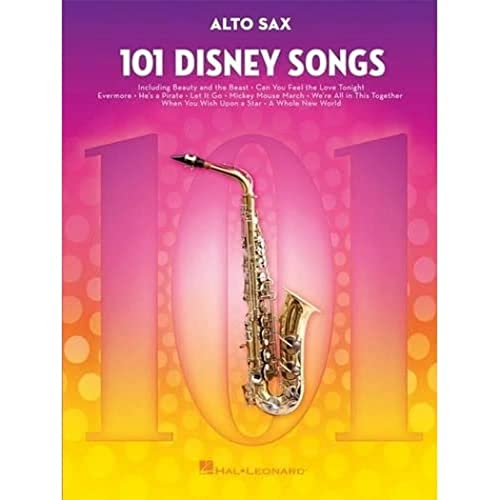 101 Disney Songs -For Alto Sax-: Noten, Sammelband für Alt-Saxophon von HAL LEONARD