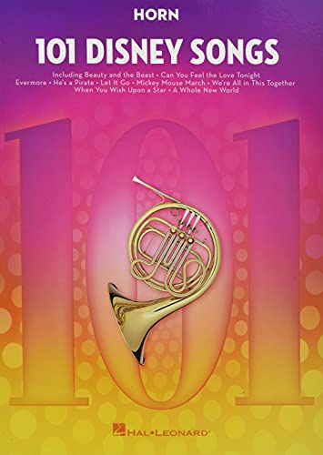 101 Disney Songs -For Horn-: Noten, Sammelband für Horn von HAL LEONARD