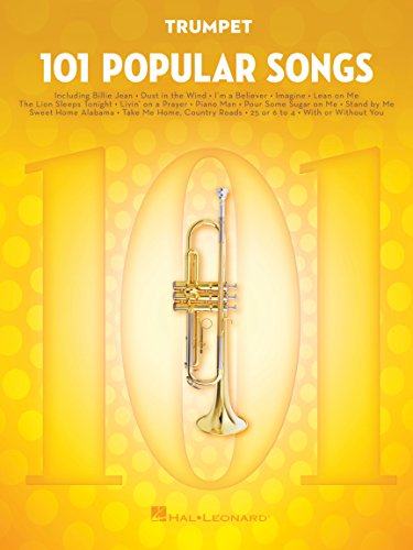 101 Popular Songs - Trumpet (Instrumental Folio): Noten, Sammelband für Trompete von HAL LEONARD