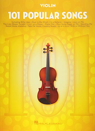 101 Popular Songs - Violin (Instrumental Folio): Noten, Sammelband für Violine 101 Popular Songs - Violin (Instrumental Folio): Noten, Sammelband für Violine
