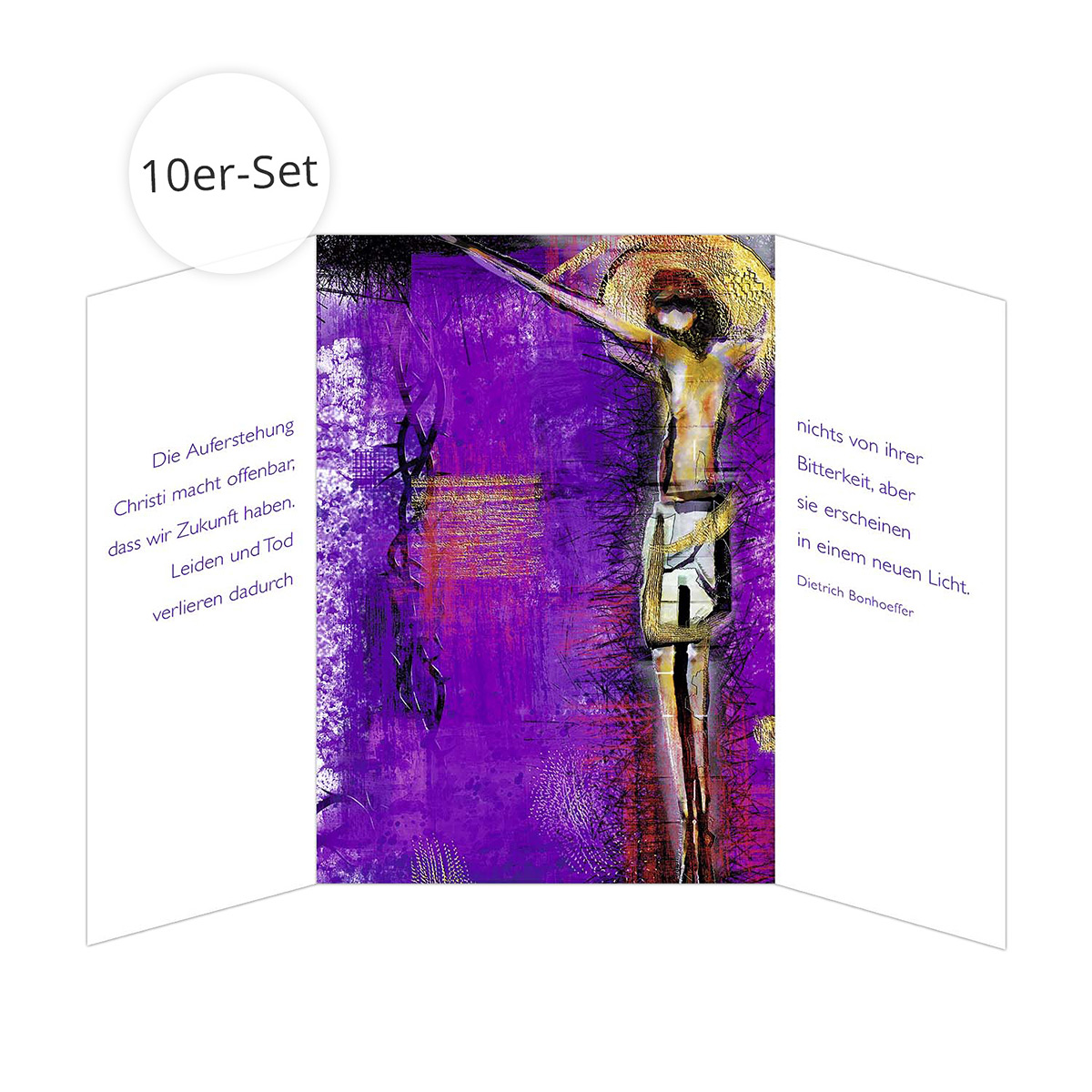 10er-Set Altarfalzkarten »Ostern« 10er-Set Altarfalzkarten »Ostern« von St. Benno Verlag