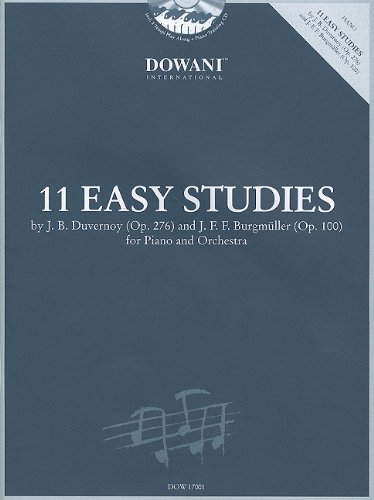 11 Easy Studies (Op. 276) and (Op. 100) for Piano and Orchestra [With CD (Audio)]