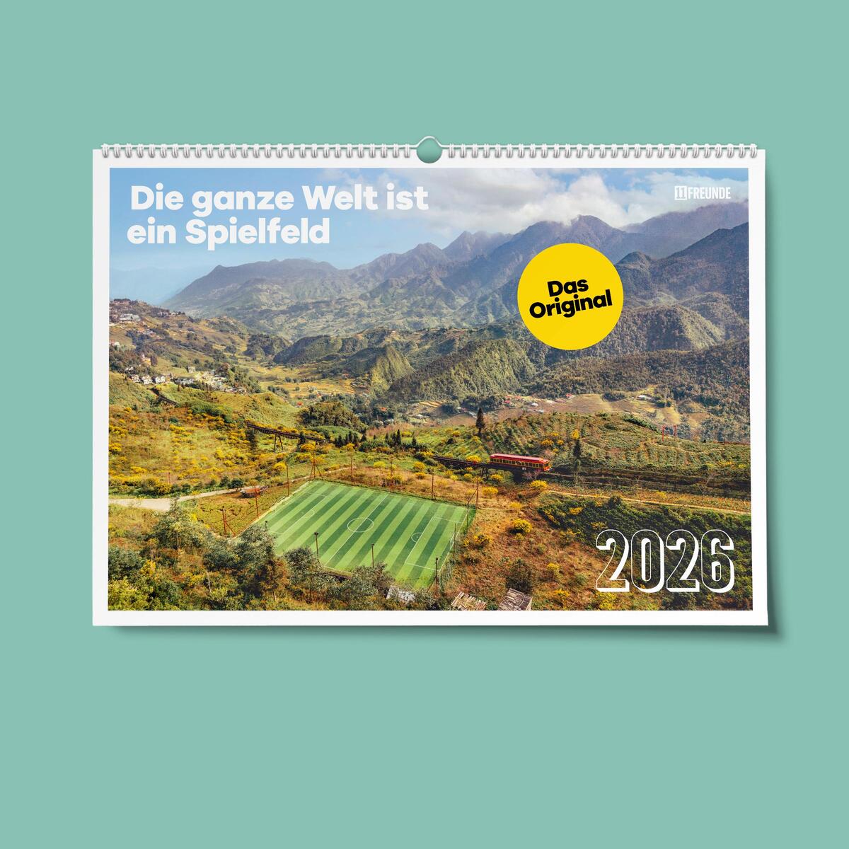11FREUNDE-Wandkalender: Die ganze Welt ist ein Spielfeld 2026 - Fußball-Kalender... von Neumann Verlage GmbH & Co