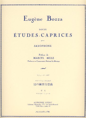 12 Etudes Caprices. Saxophon von Alphonse Leduc