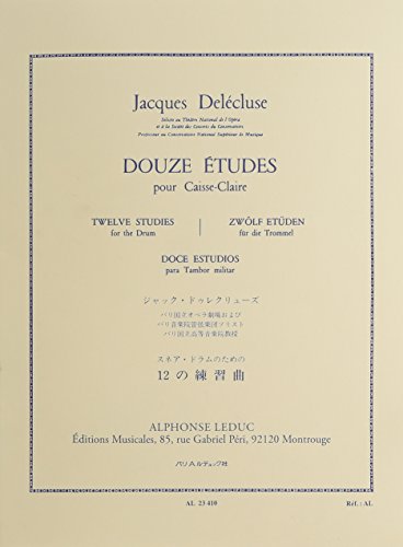 12 ETUDES CAISSE CLAIRE von Alphonse Leduc