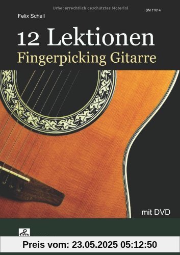 12 Lektionen Fingerpicking-Gitarre: mit DVD 12 Lektionen Fingerpicking-Gitarre: mit DVD