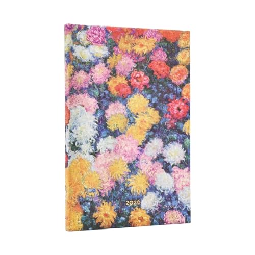 12 Mois 2026 Les Chrysanthèmes de Monet Maxi Vertical von PAPERBLANKS
