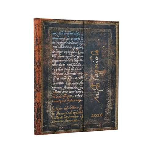 12 Mois 2026 Michel-Ange, Manuscrit Ultra Vertical von PAPERBLANKS