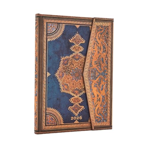 12 Mois 2026 Safavide Indigo Midi Horizontal von PAPERBLANKS