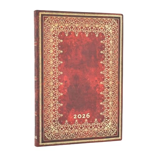 12 Mois Flexi 2026 Feuille d'Or Midi Vertical von PAPERBLANKS