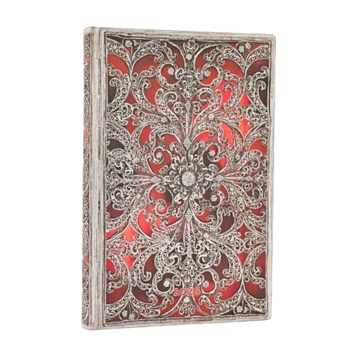 12 Mois Flexi 2026 Grenat Mini Vertical von PAPERBLANKS